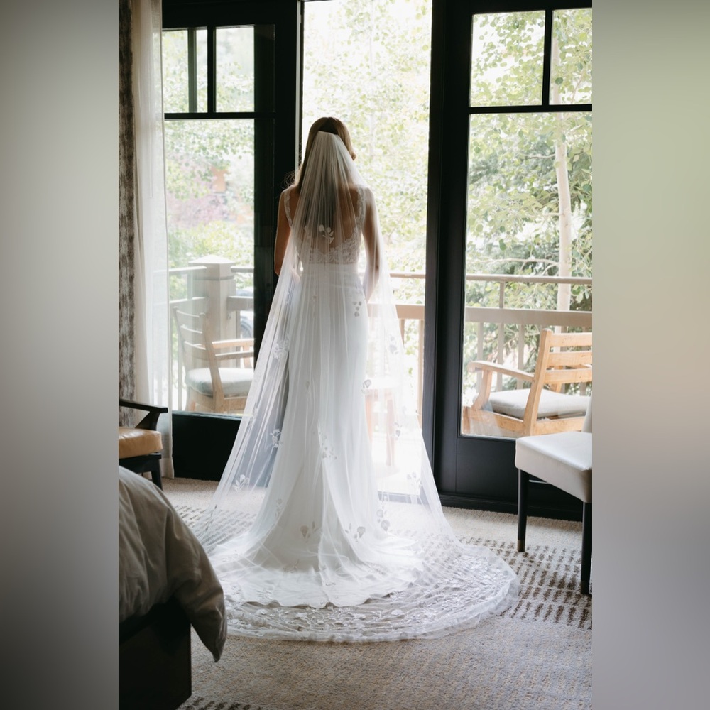 Alexandra Grecco Primula Cathedral Length Veil from Lovely New York City